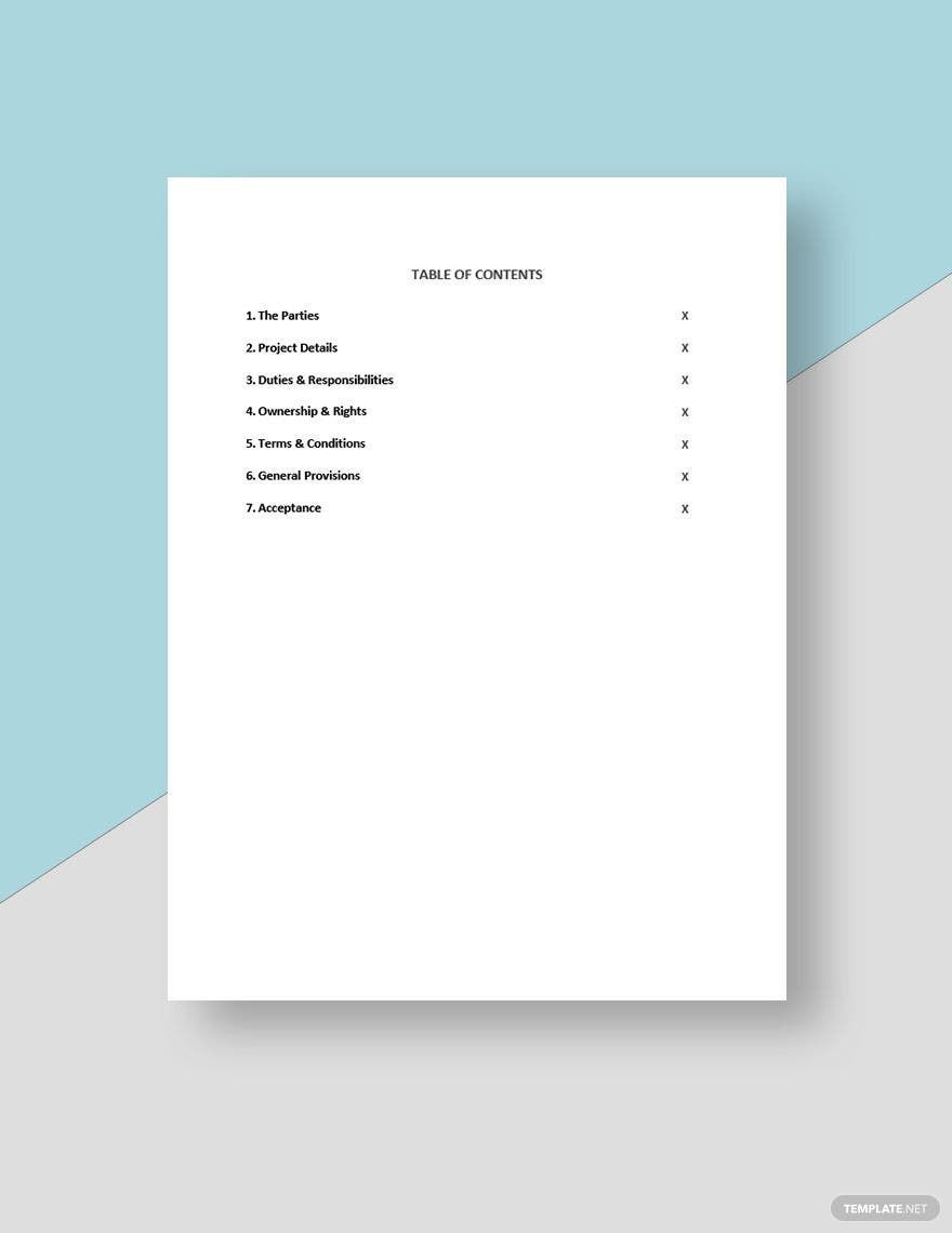Free University Catering Contract Template