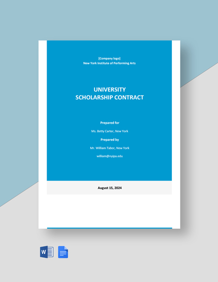 Sample Business Contract Template - Download in Word, Google Docs ...