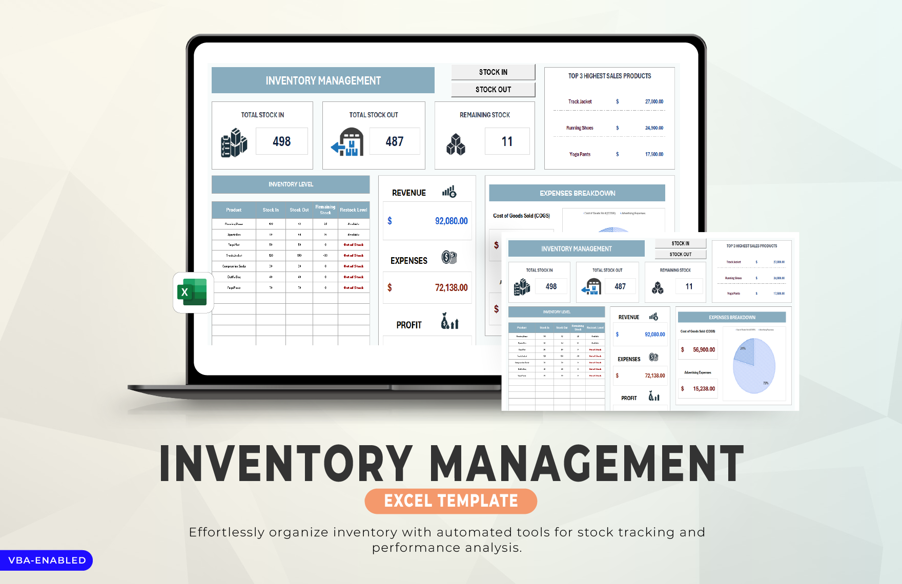 Inventory Management Excel Template in Excel - Download | Template.net