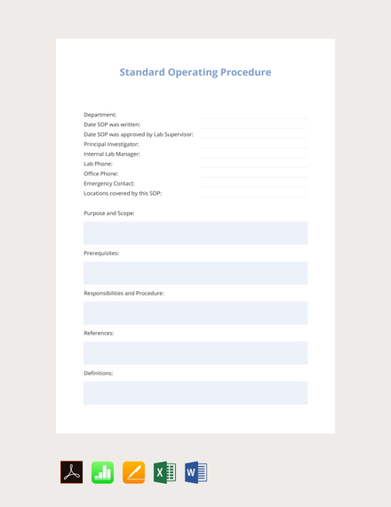 Hospital Sop Template