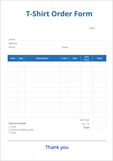 Uniform Sign Out Form Template