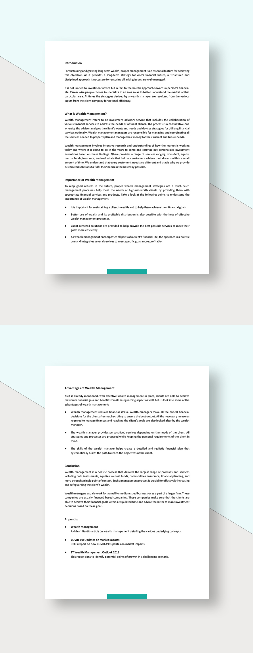 Wealth Management White Paper Template