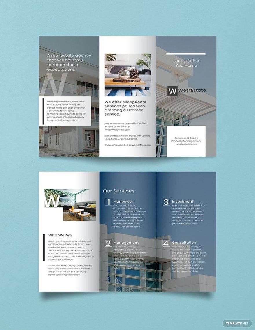 Commercial Real Estate Brochure Template