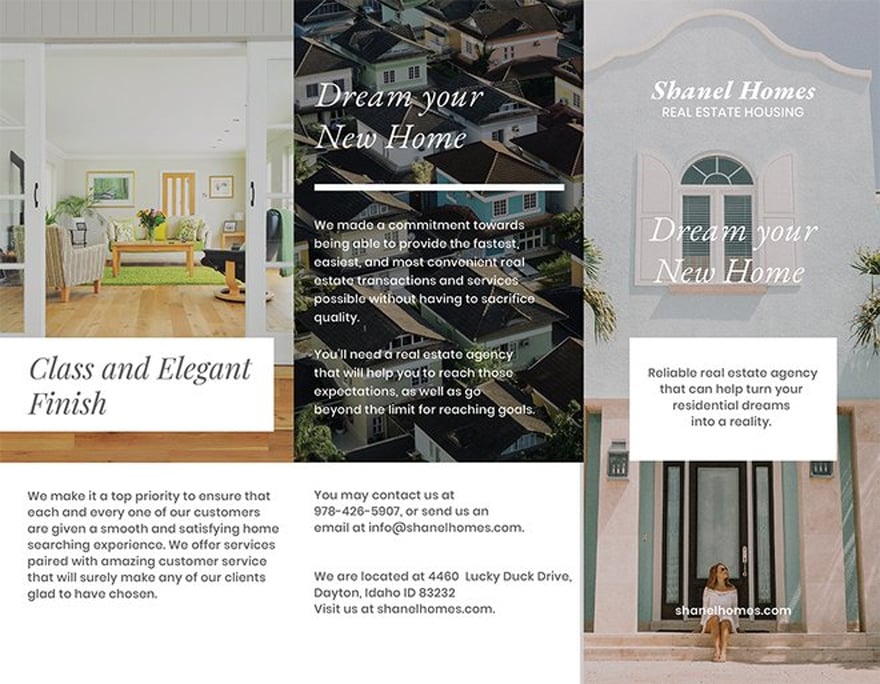 Home Real Estate Brochure Template