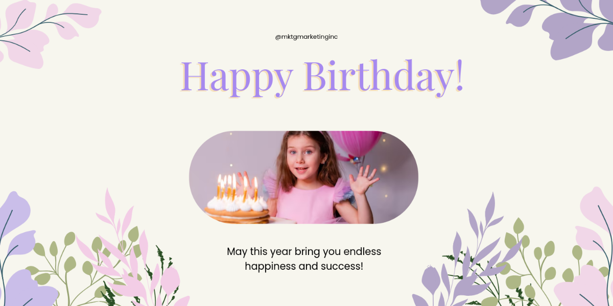 Free Floral Birthday Banner Template to Edit Online Free Floral Birthday Banner Template to Edit Online