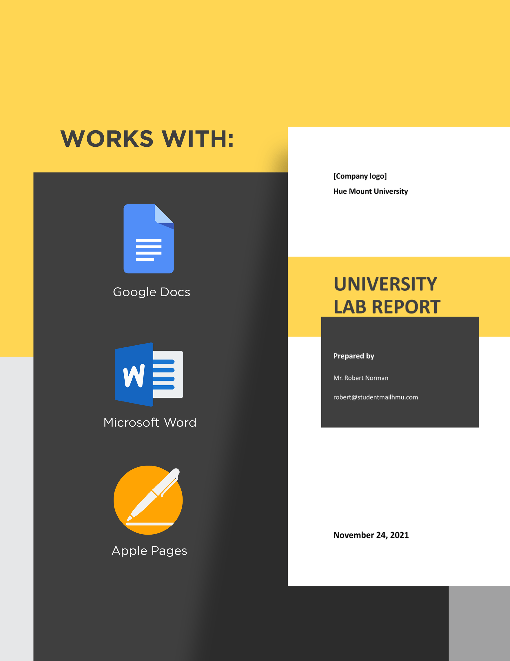 University Lab Report Template Formats