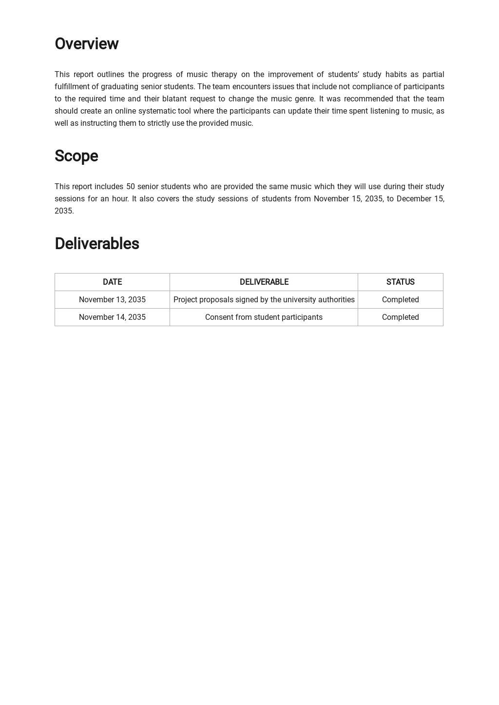 uni assignment template