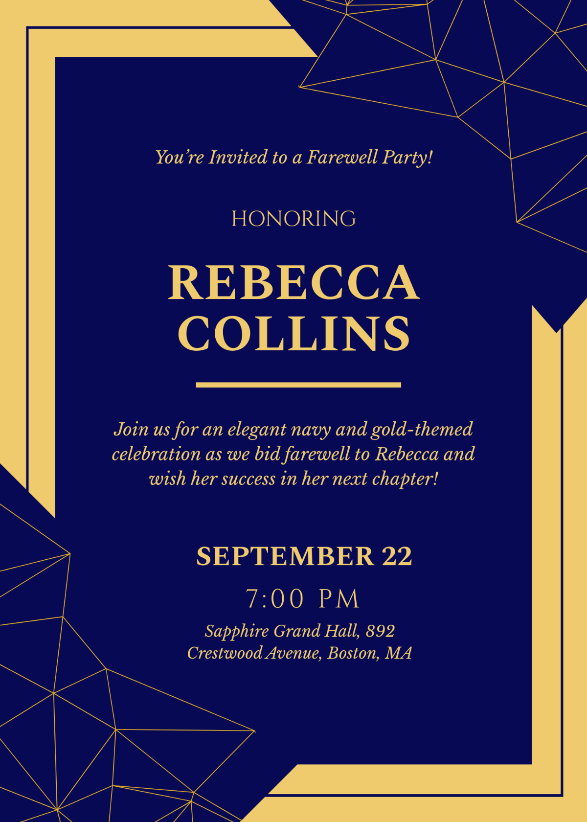 Free Editable Farewell Party Celebration Invitation Template To Edit Online