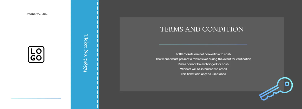 Free Printable Raffle Ticket Template to Edit Online