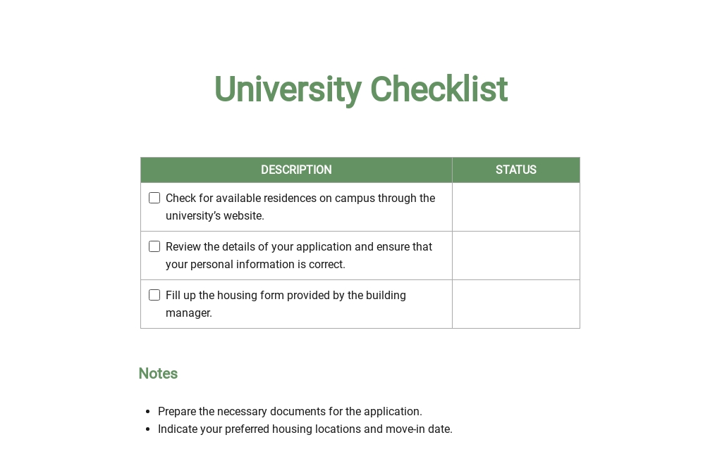 FREE Simple University Invoice - Word | Excel | Google Doc | Apple (MAC ...