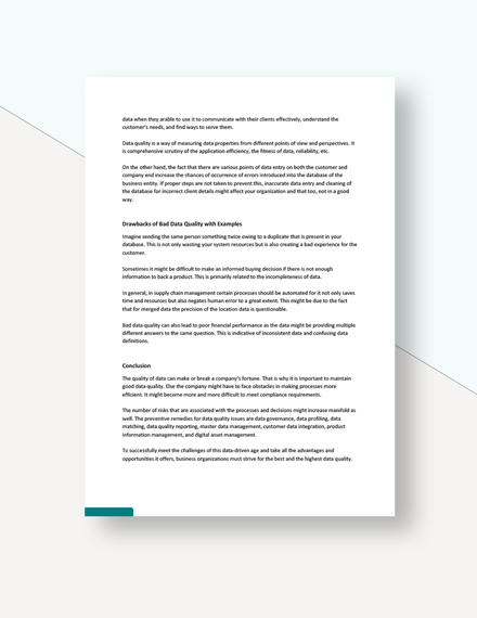Data Quality White Paper Download