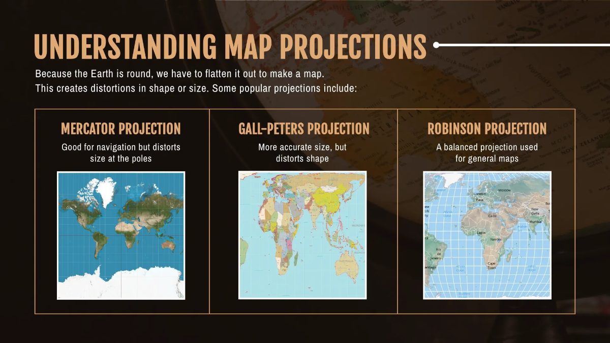Free World Map Presentation Template to Edit Online
