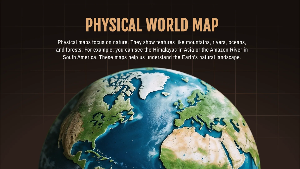 Free World Map Presentation Template to Edit Online