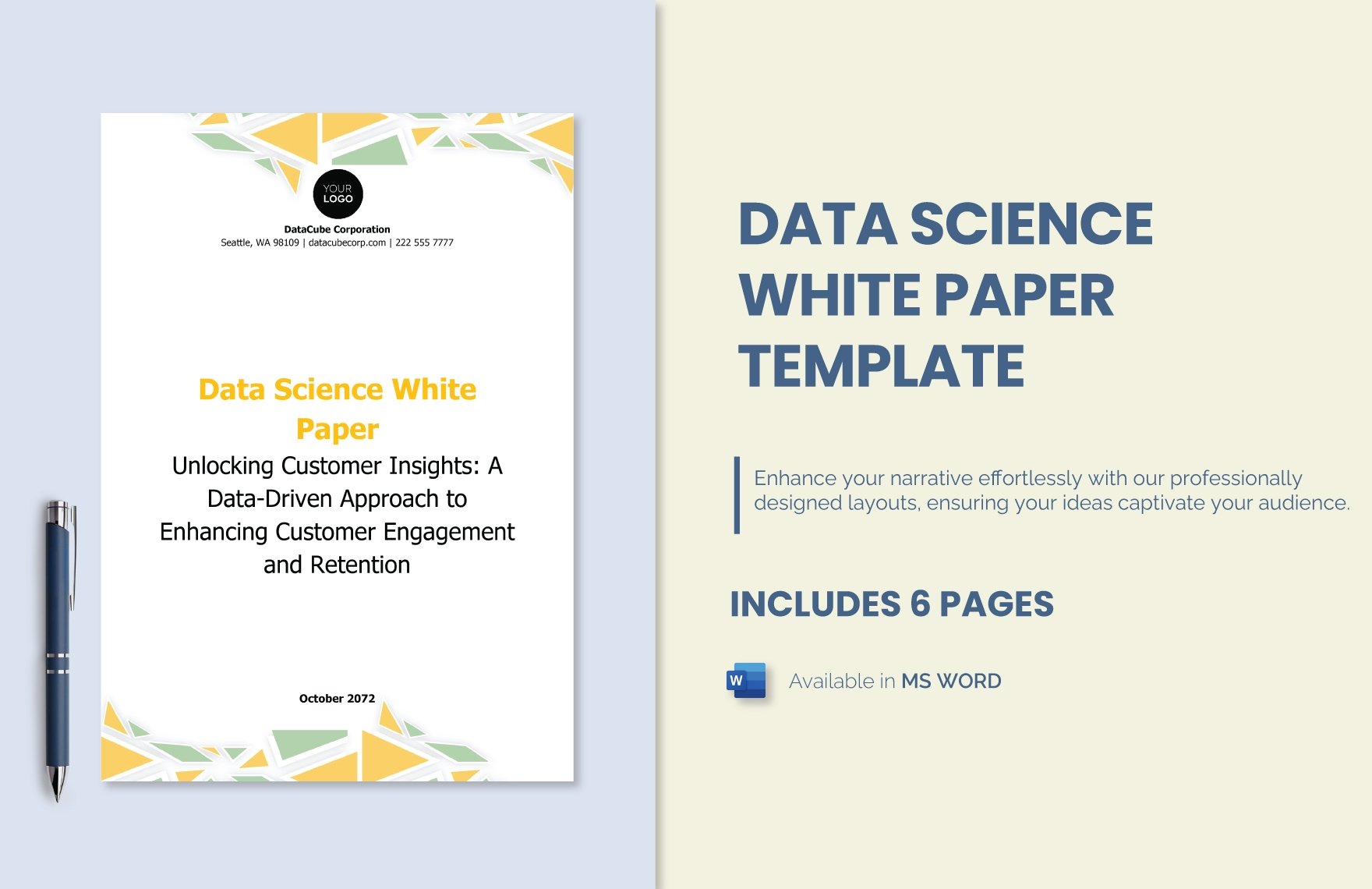 Data science White Paper Template