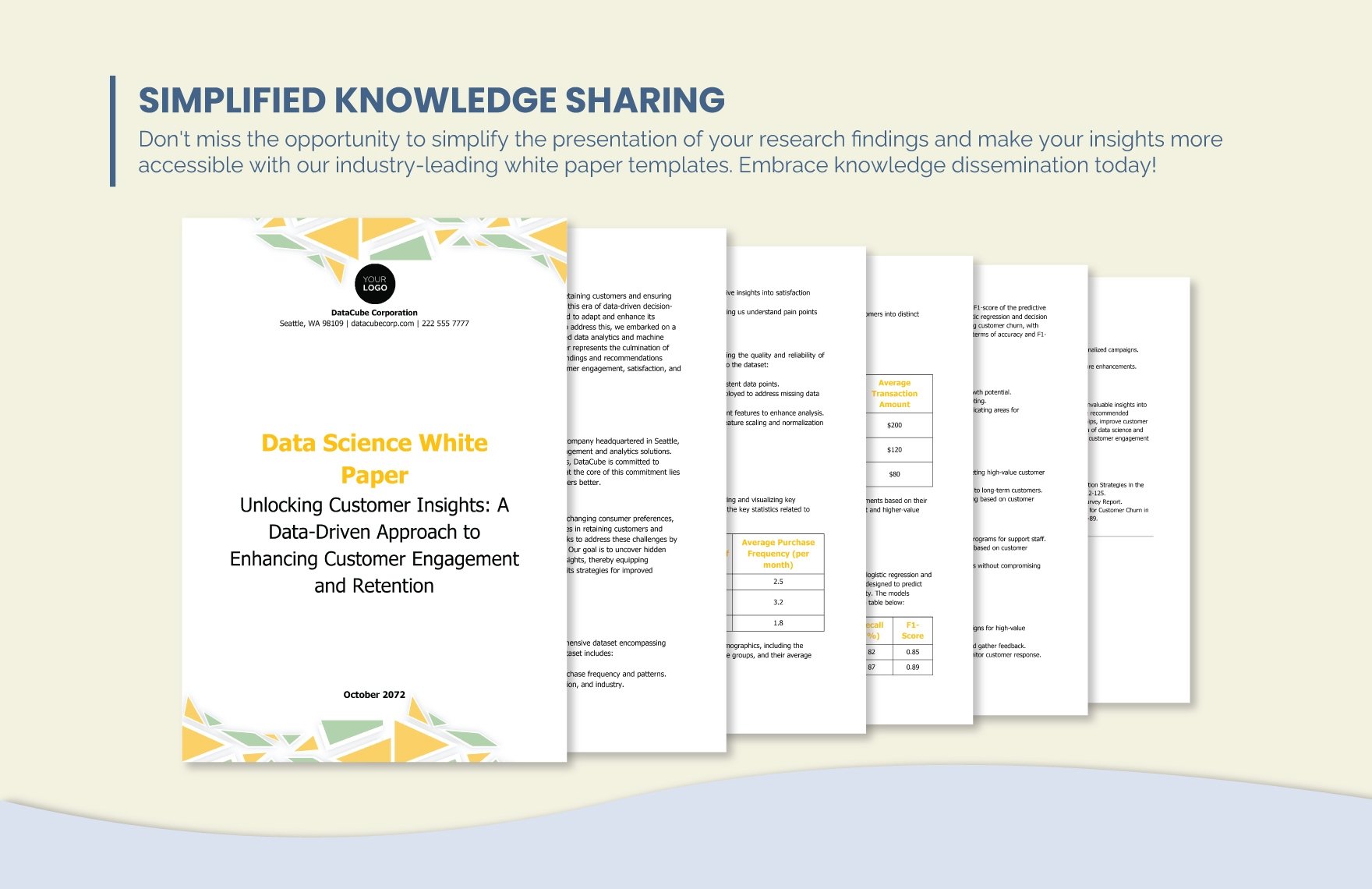 Data science White Paper Template