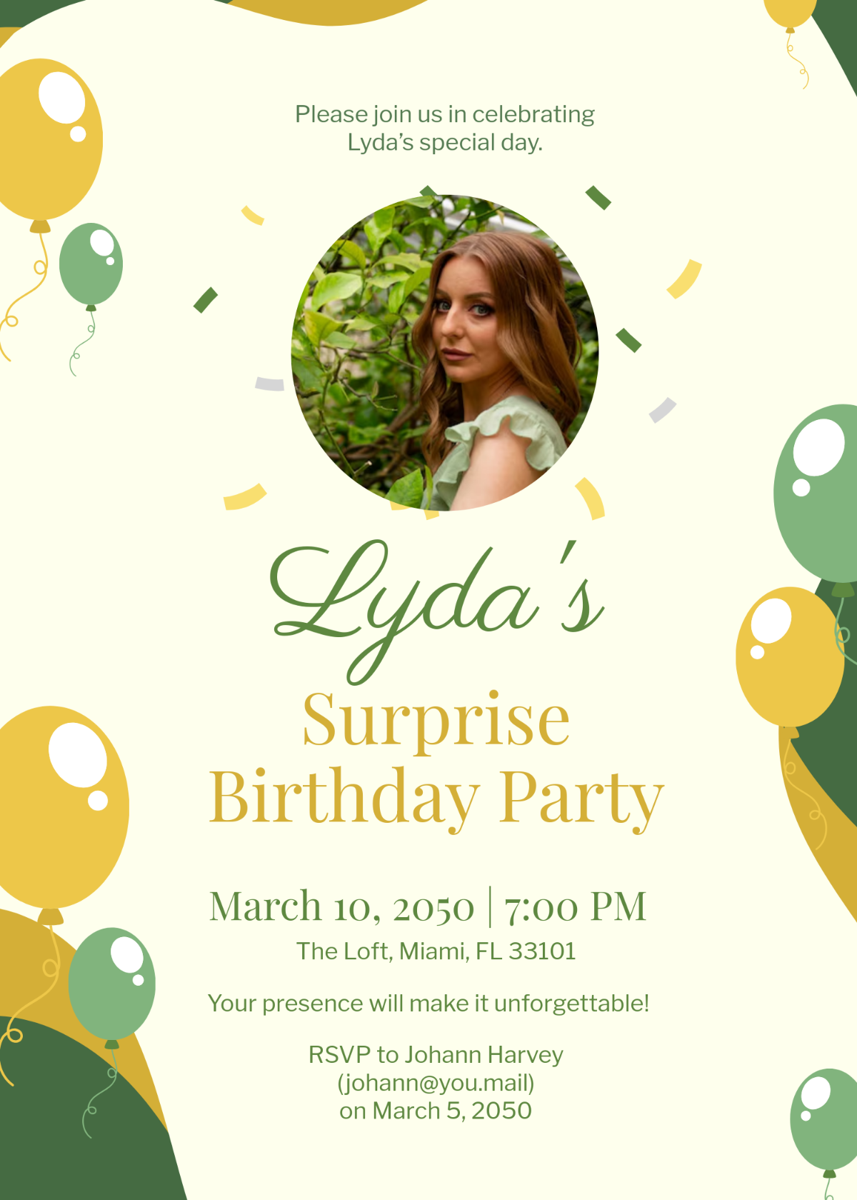 Surprise Invitation