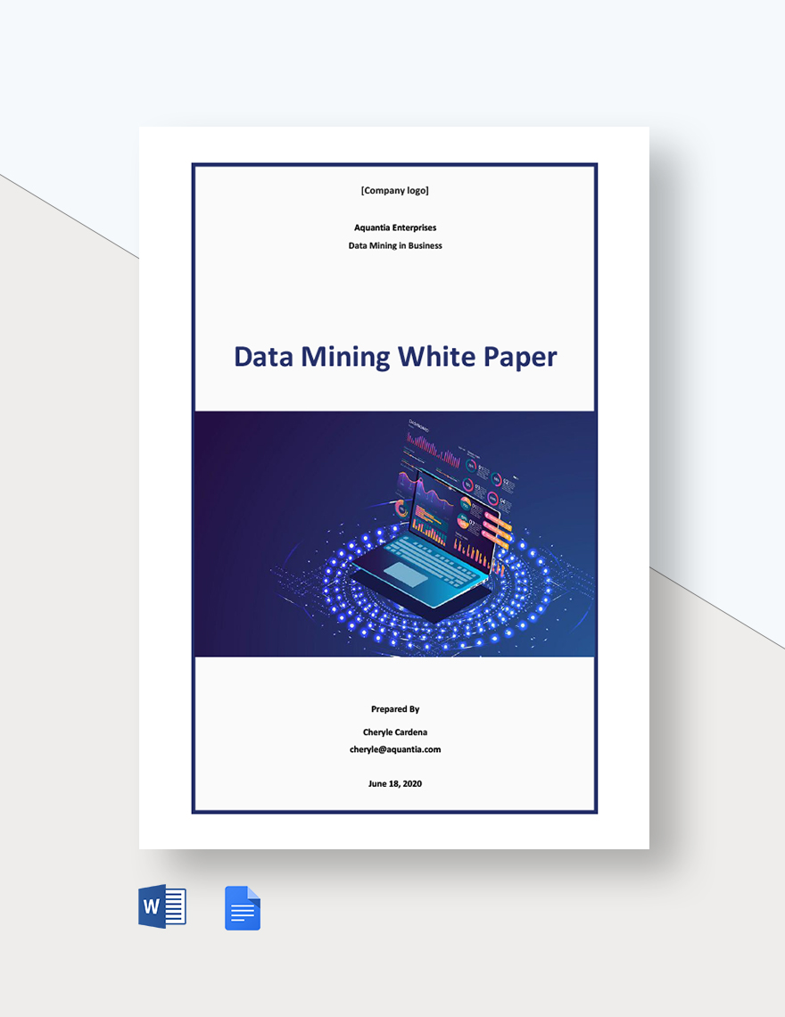 Data Mining White Paper Template