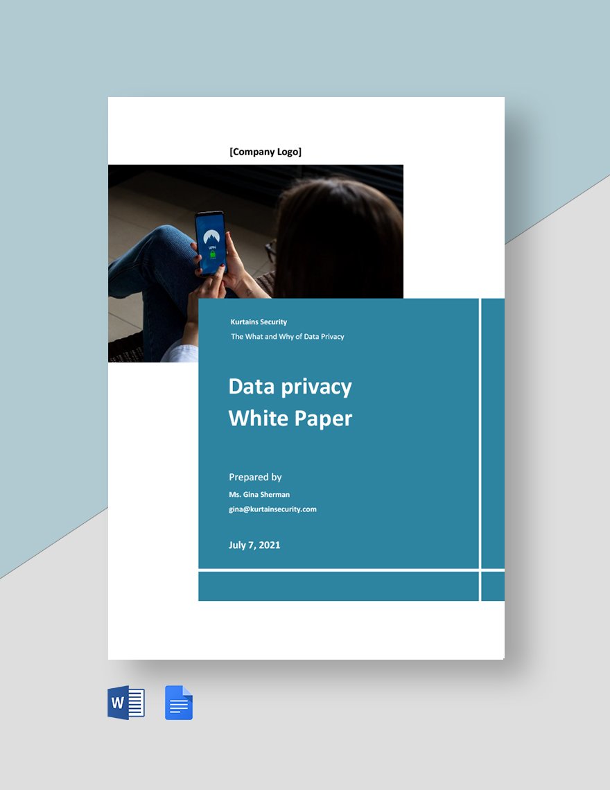 Data Privacy White Paper Template