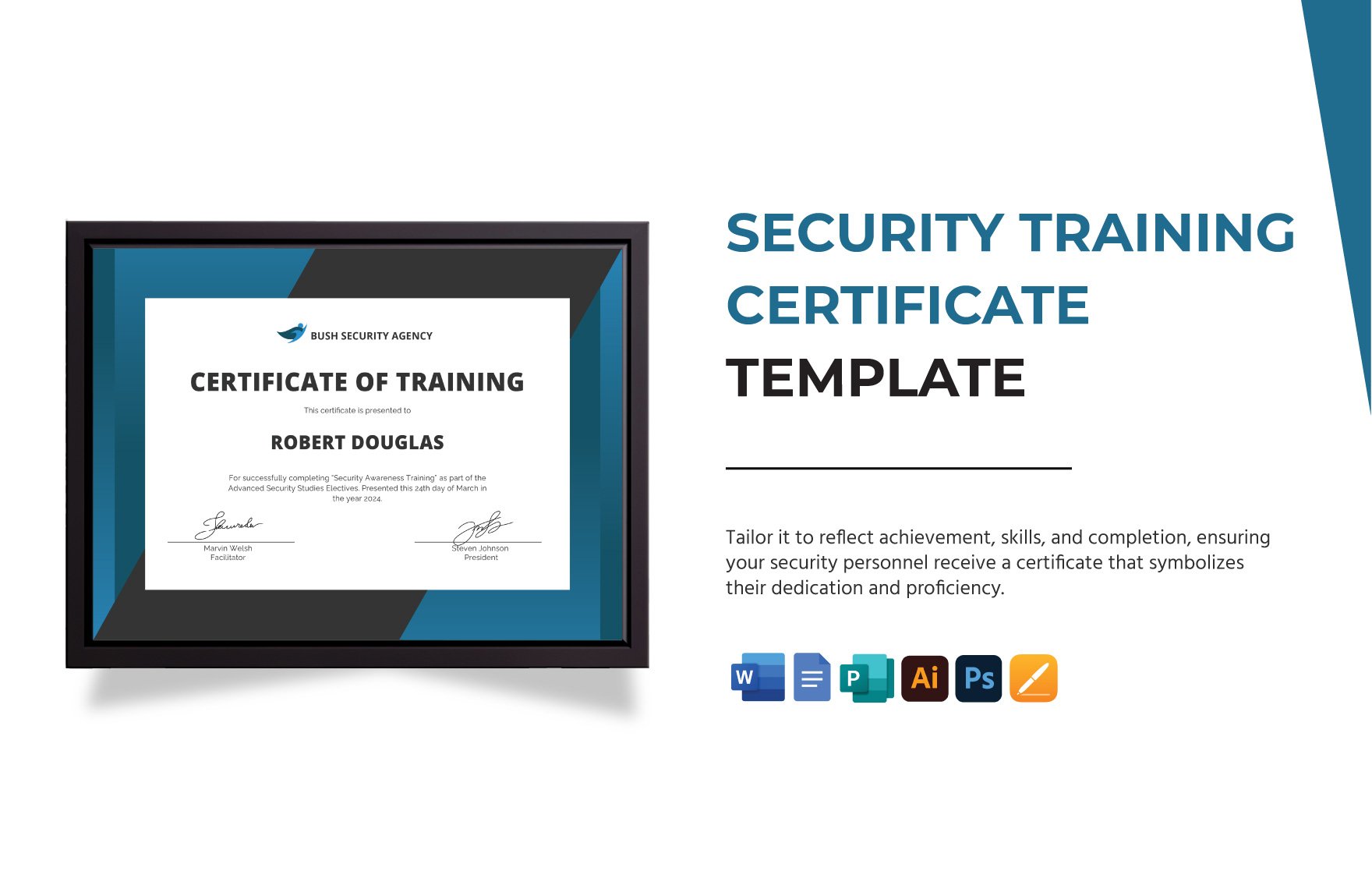 Security Training Certificate Template
