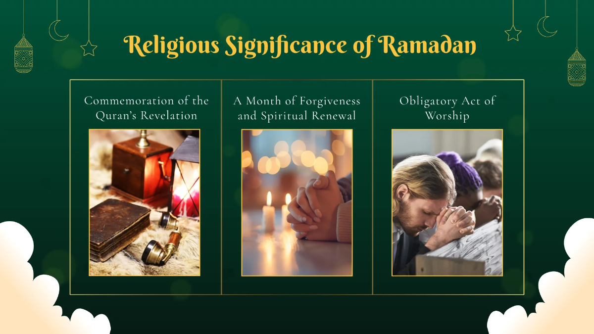 Free Ramadan Presentation Template to Edit Online