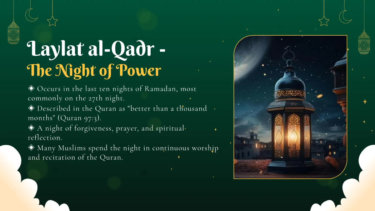 Free Ramadan Presentation Template to Edit Online