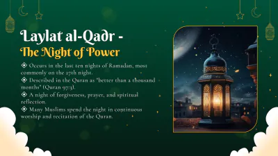 Free Ramadan Presentation Template - Edit Online & Download Example | Template.net to Edit Online