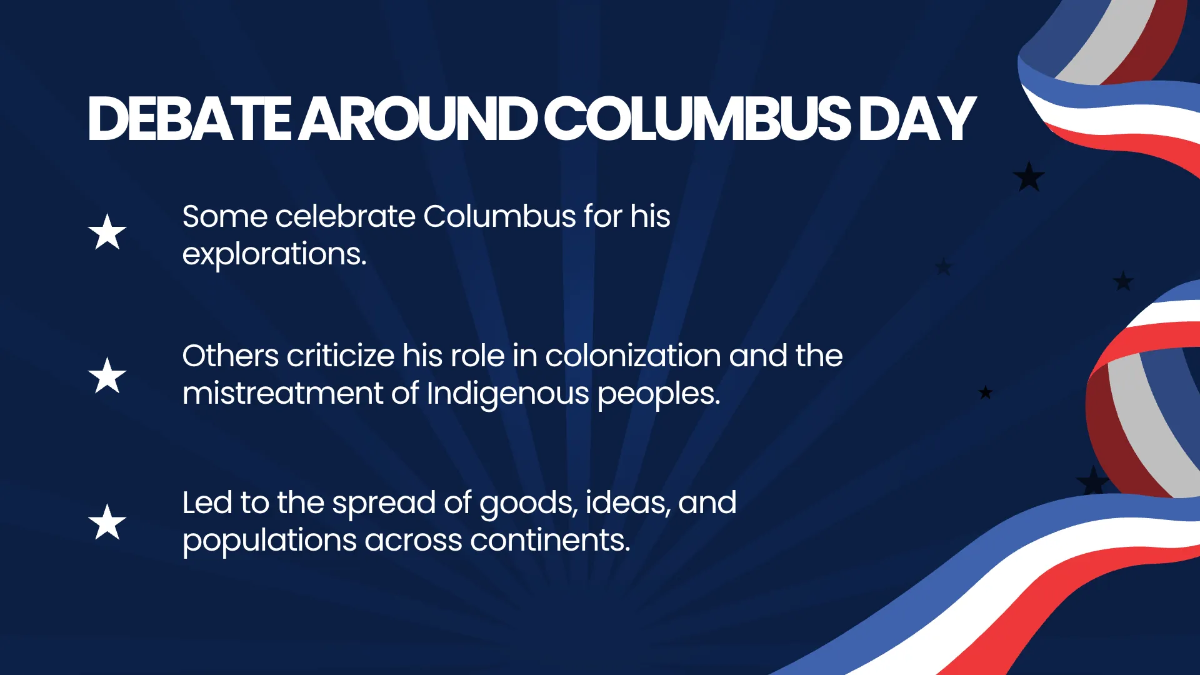 Free Columbus Day Presentation Template to Edit Online