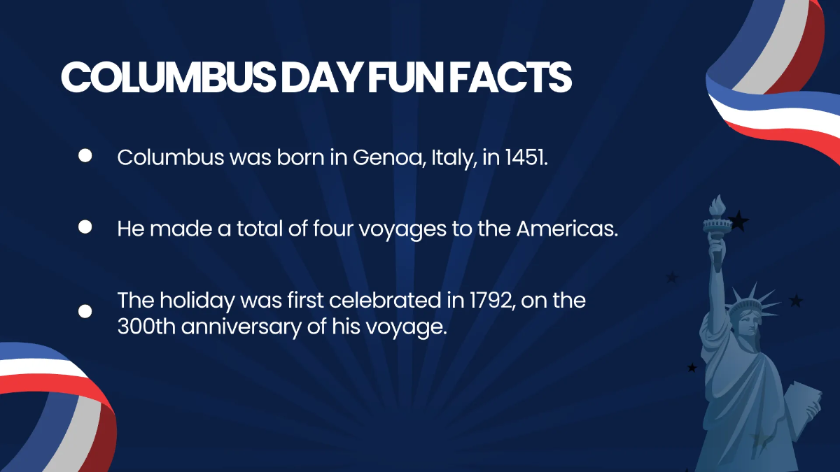 Free Columbus Day Presentation Template to Edit Online