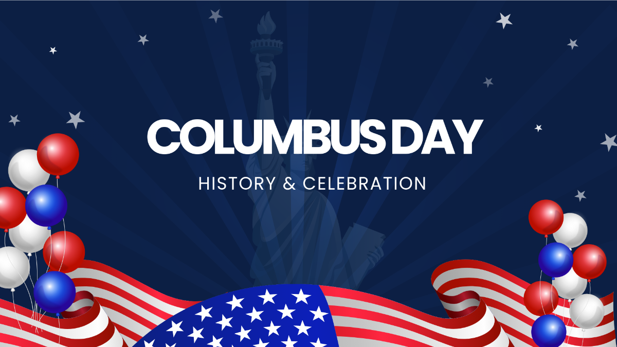 Columbus Day Presentation Template - Edit Online & Download