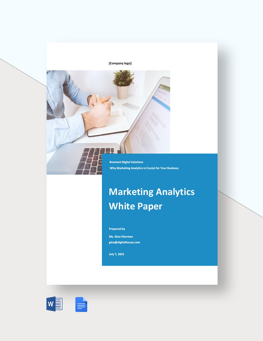 Marketing Analytics White Paper Template
