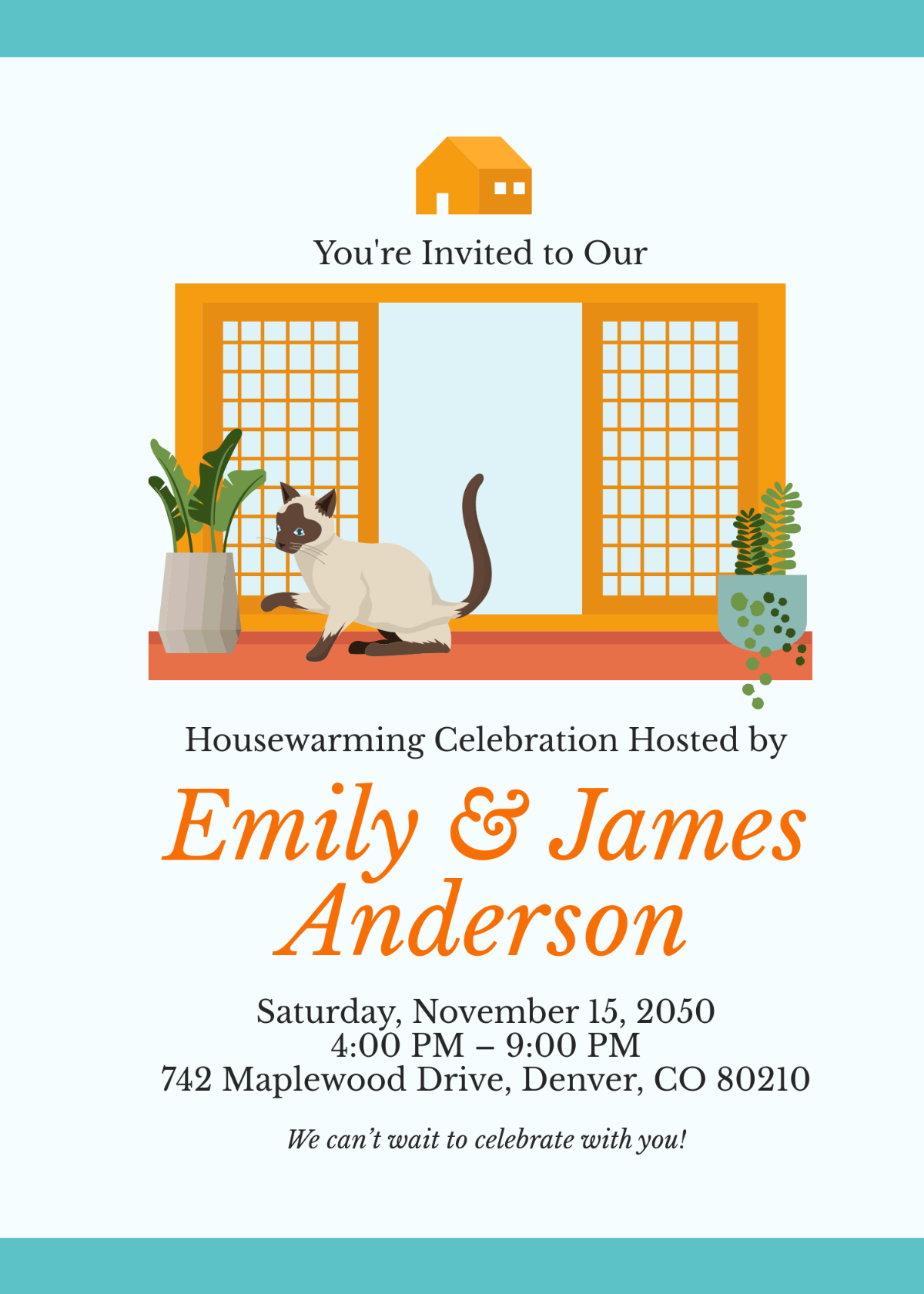 Free Unique Housewarming Invitation Template