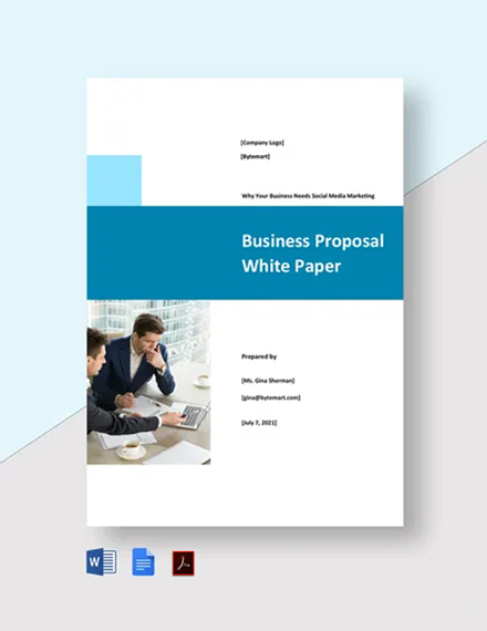 business plan white paper