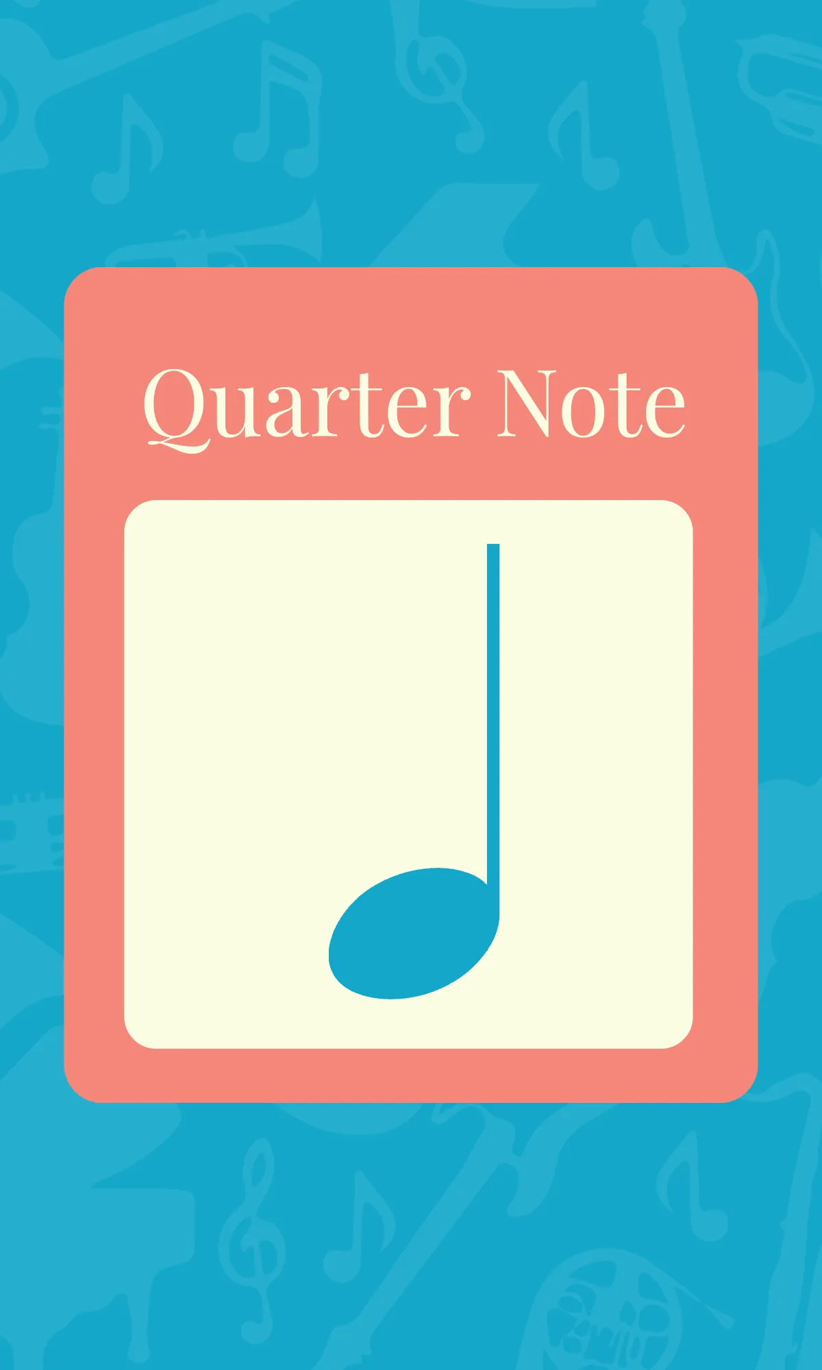 Free Music Note Flashcard Template to Edit Online