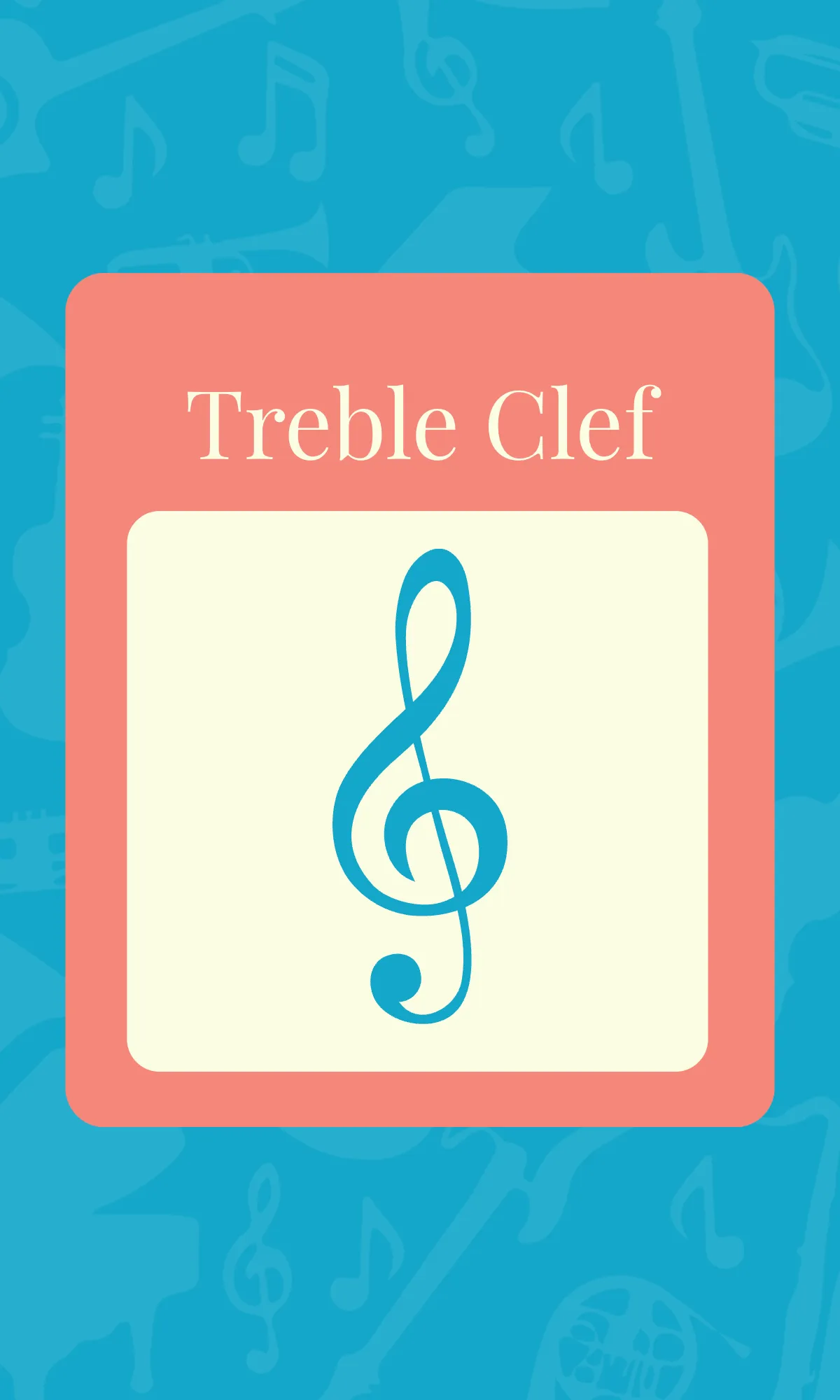 Free Music Note Flashcard Template to Edit Online