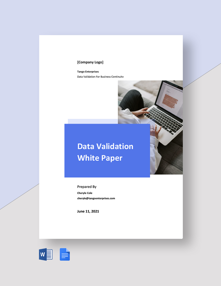 Data Validation White Paper