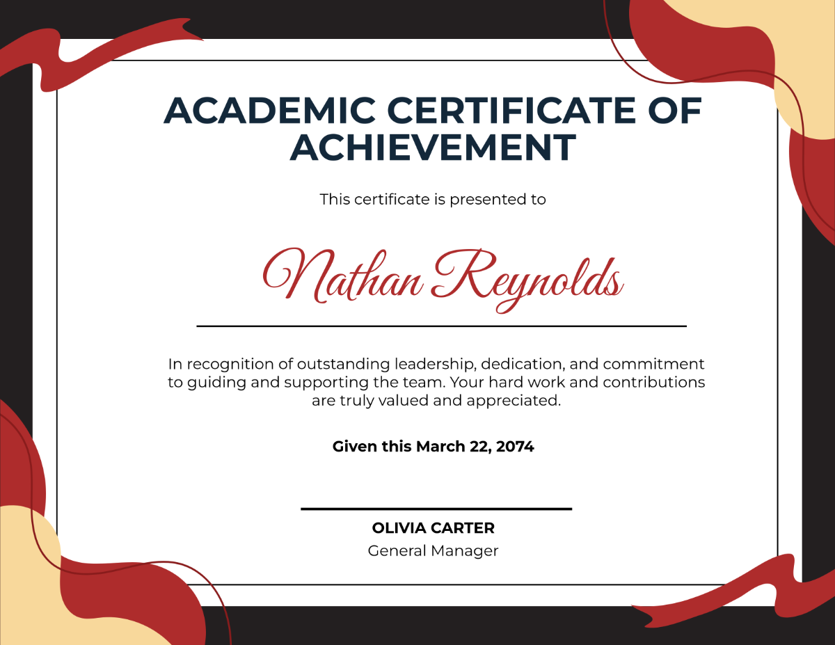 Free Red Minimalist Certificate of Appreciation Template