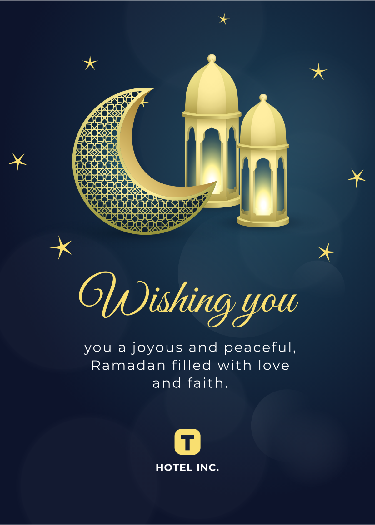 Free Best Ramadan Wishes Template