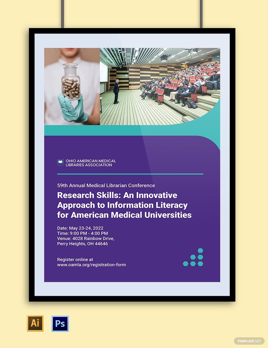 Free University Conference Poster Template