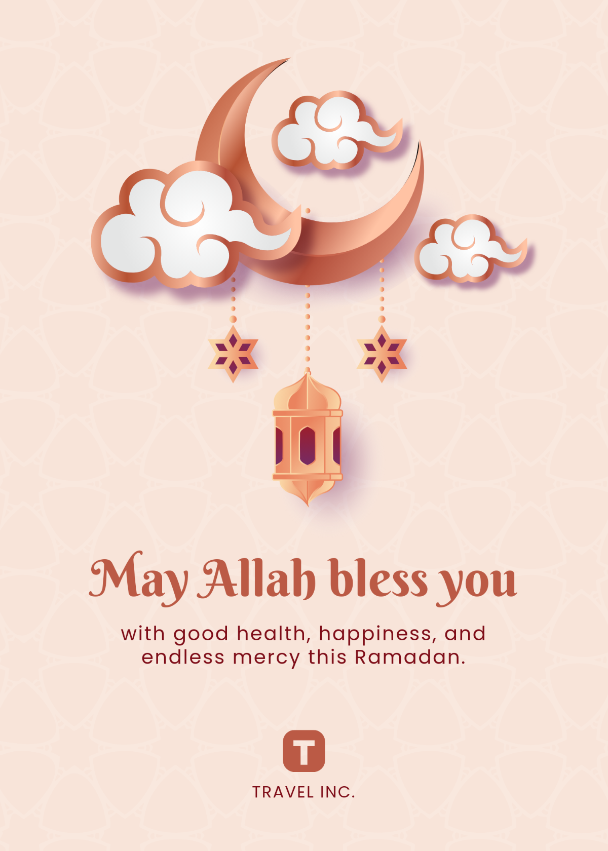 Free Ramadan Wishes Card Template