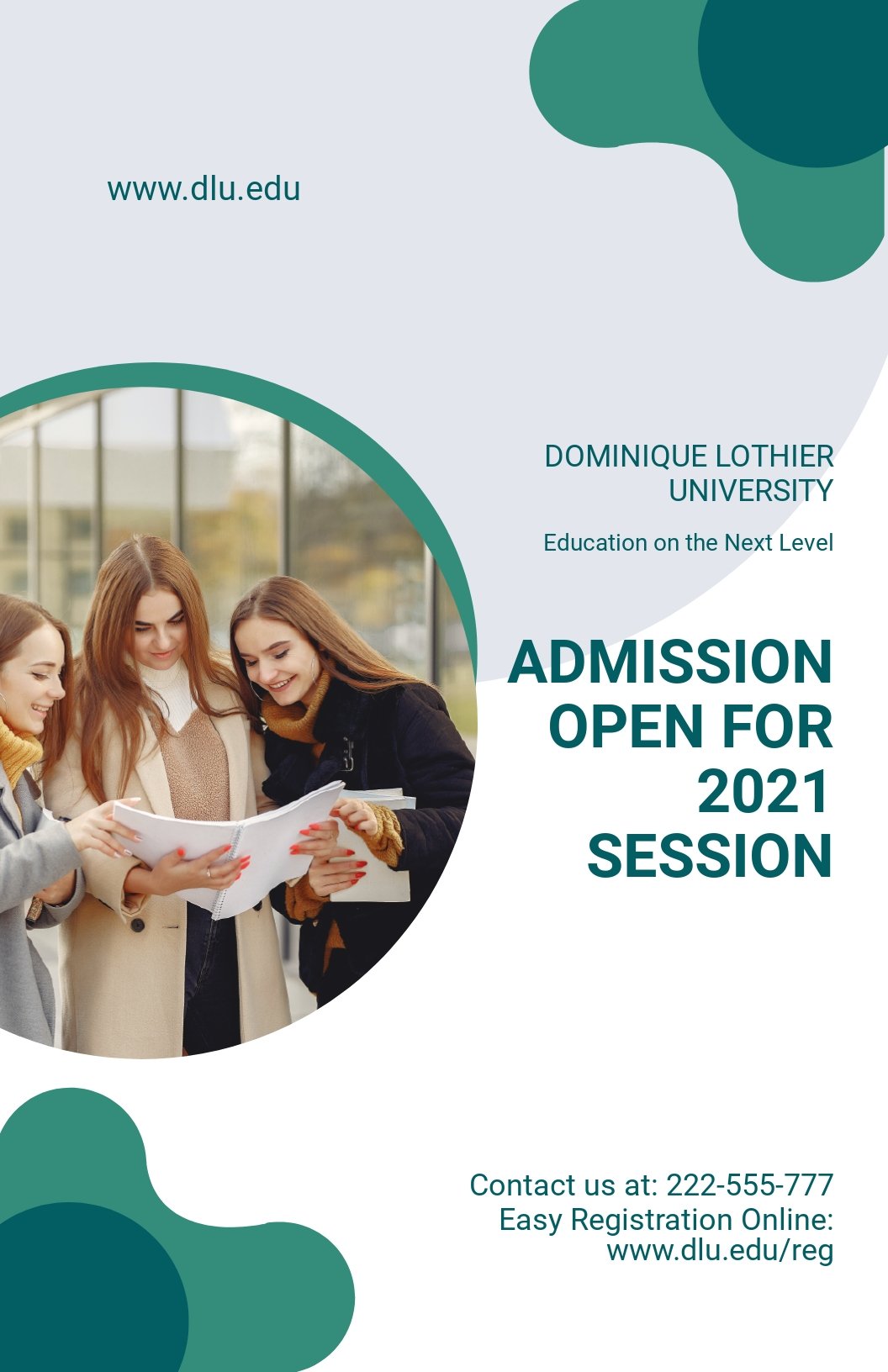 University Admission Poster Template.jpe