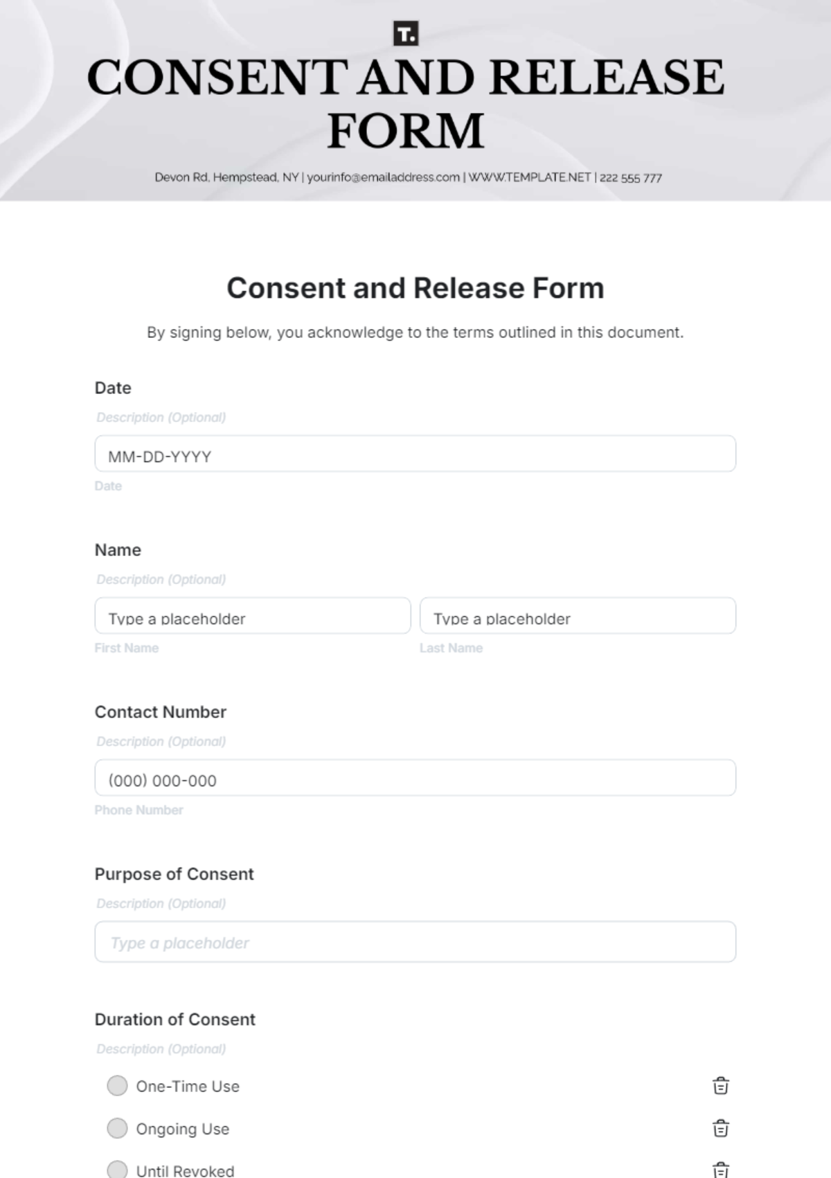 Free Data Consent Form Template To Edit Online Free Data Consent Form Template To Edit Online