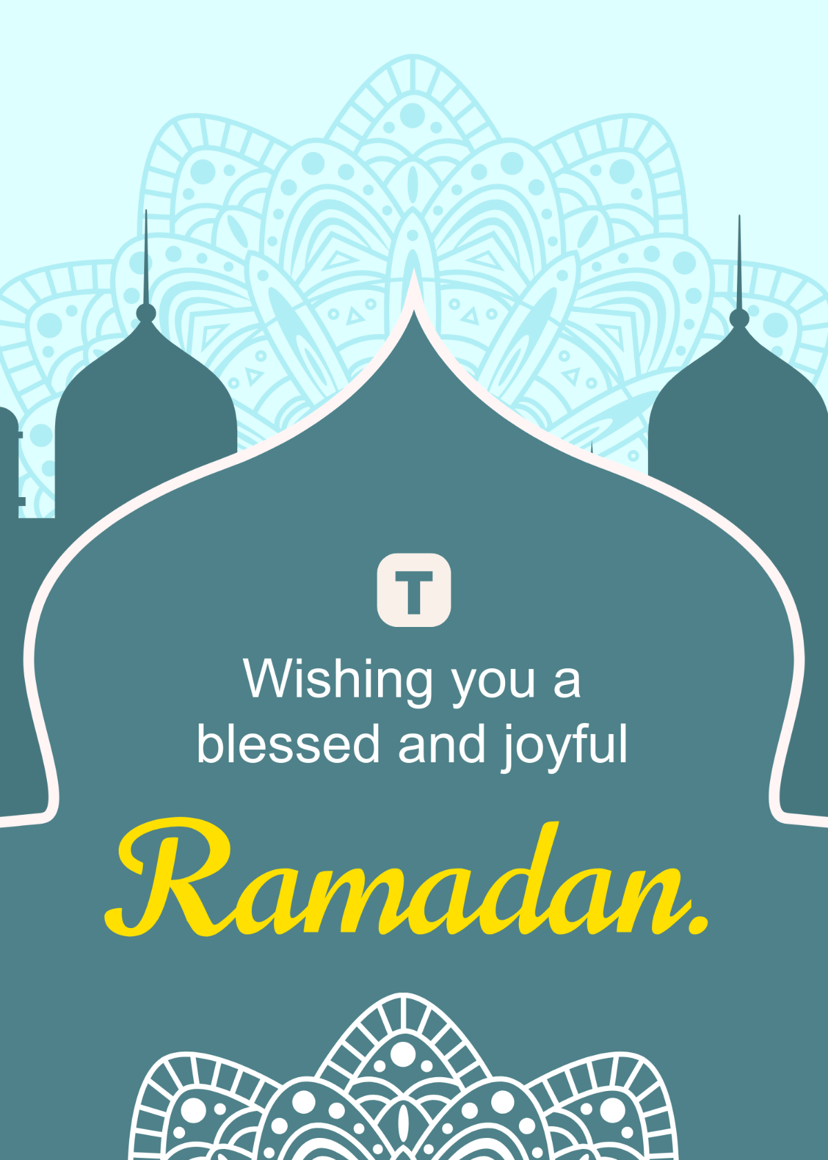 Free Short Ramadan Wishes Template