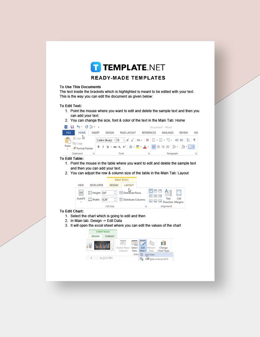 College Tuition Invoice Template