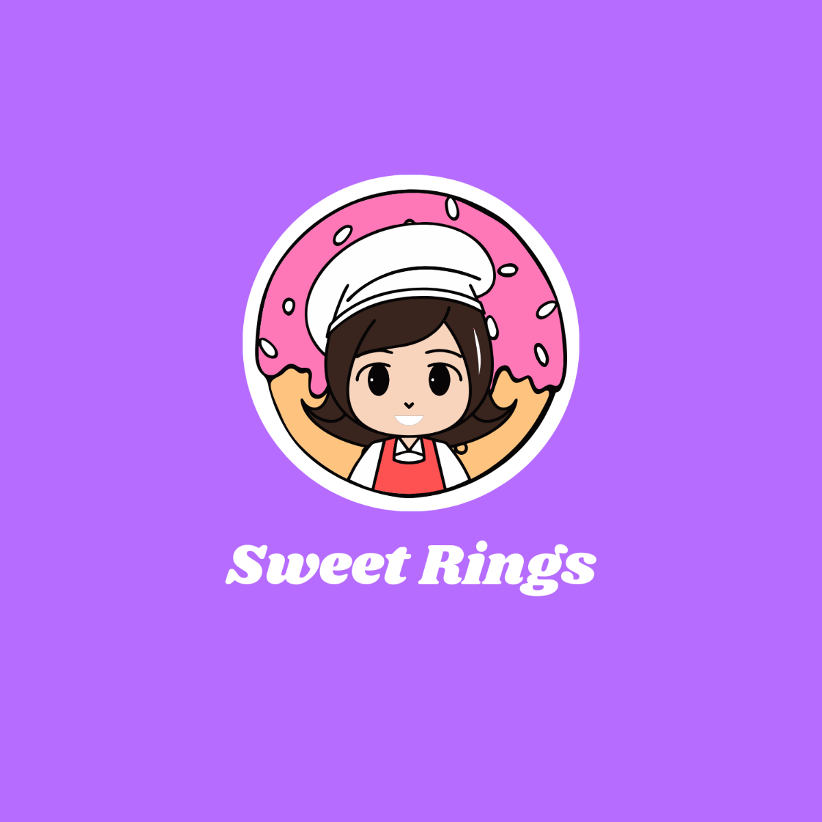 Free Bakery Cartoon Logo Template