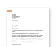 Free Application Letter Templates - Download, Editable & Printable