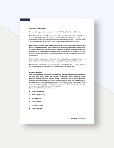 Sample Marketing White Paper Template - Google Docs, Word | Template.net