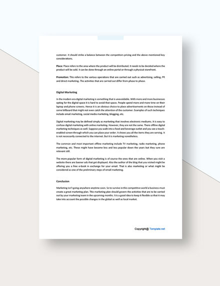 FREE Simple Marketing White Paper Template - Word (DOC) | Google Docs