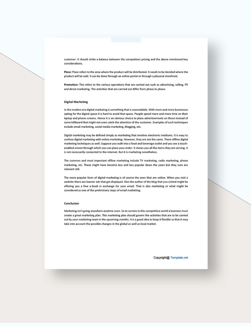 Simple Marketing White Paper Template