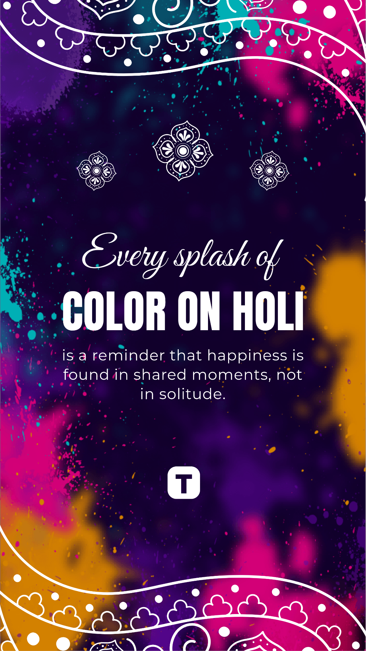 holi festival quotes in english