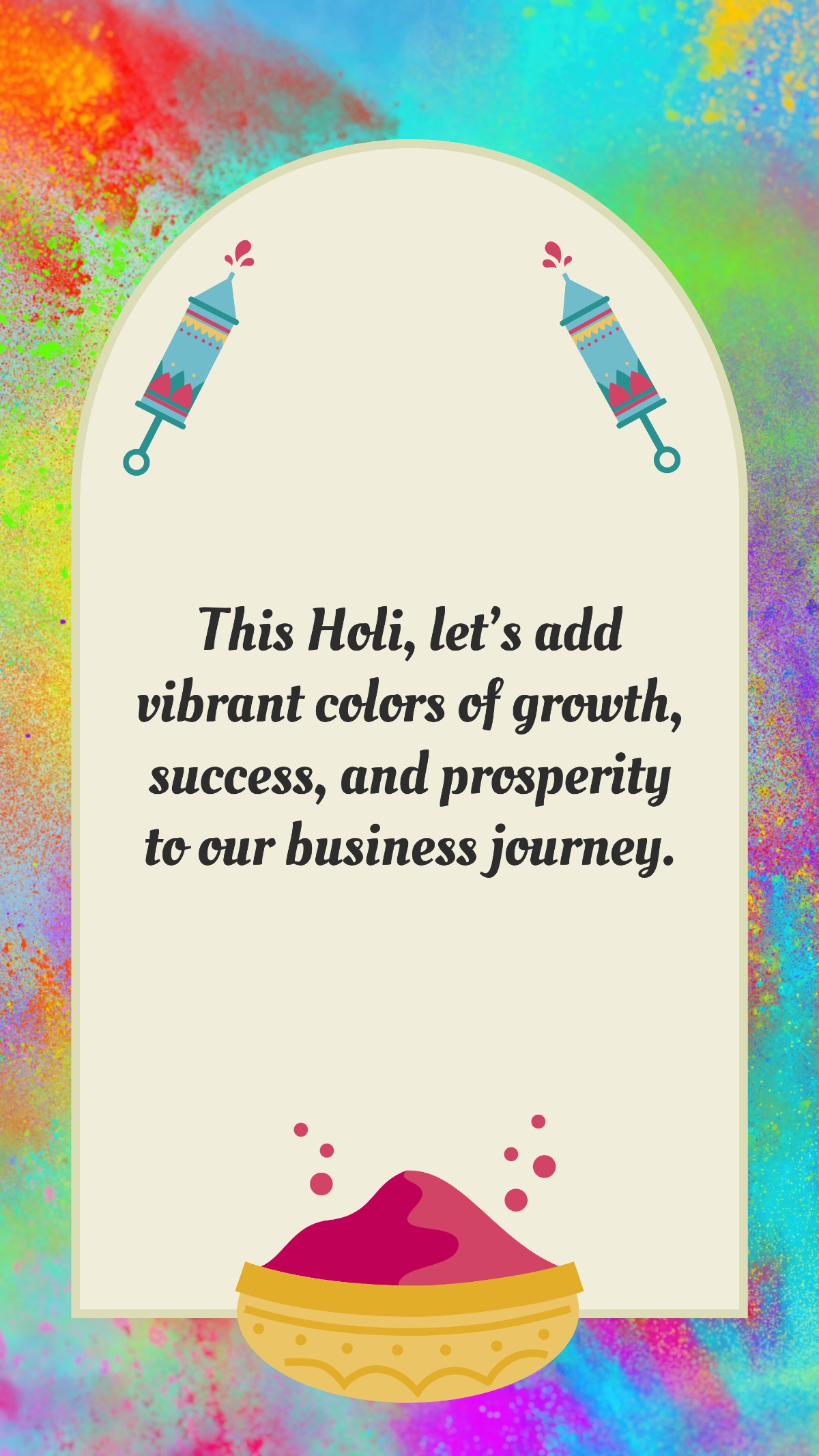 Holi Quote for Business Template - Download | Template.net